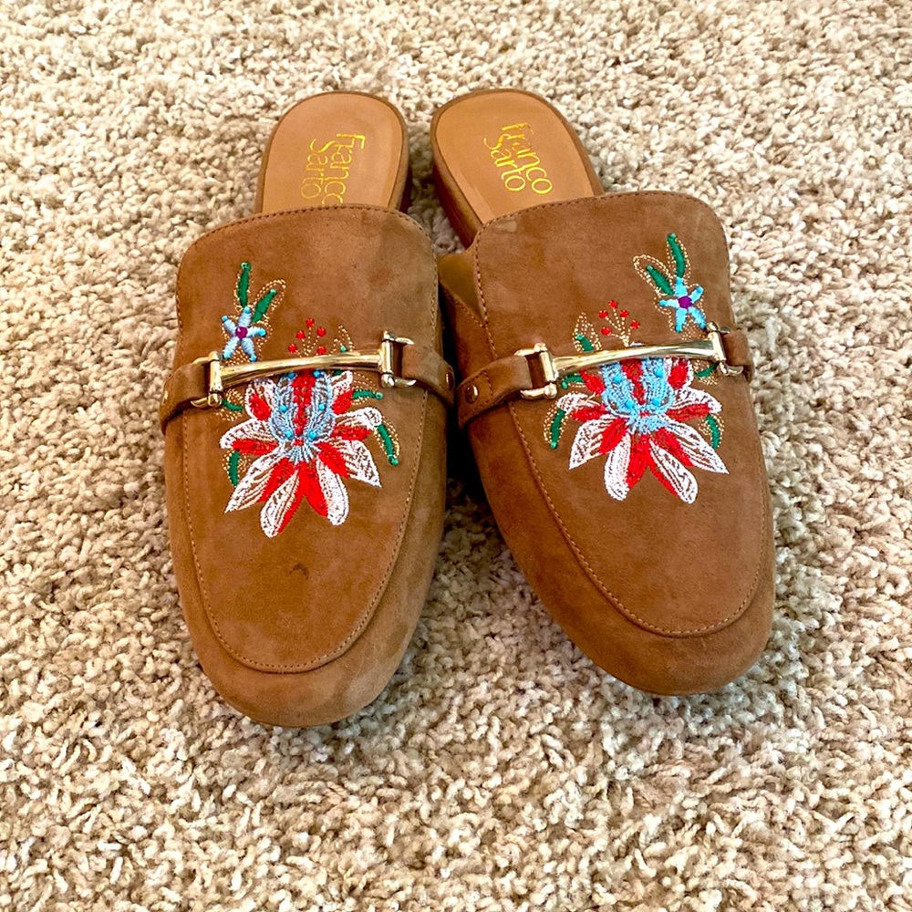 Franco Sarto floral slides